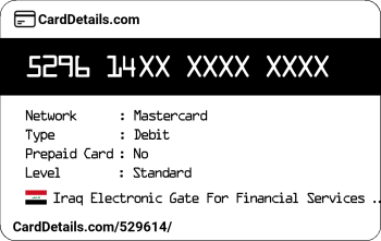 Card Details: 529614