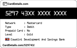 Card Details: 529743