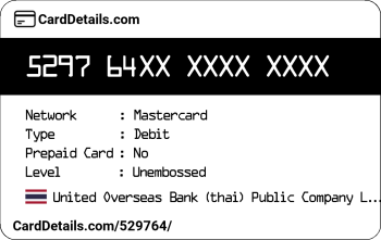 Card Details: 529764