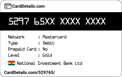 Card Details: 529765
