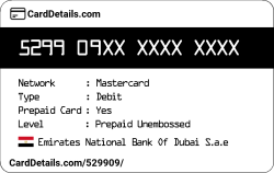 Card Details: 529909
