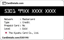 Card Details: 530199