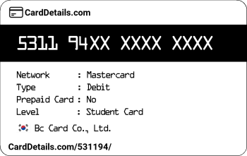 Card Details: 531194