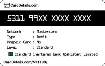 Card Details: 531199
