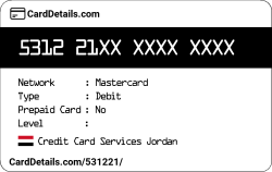 Card Details: 531221