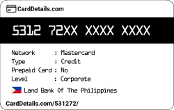 Card Details: 531272