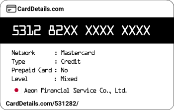 Card Details: 531282