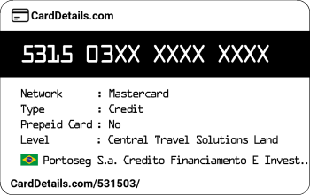Card Details: 531503