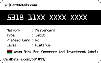 Card Details: 531811