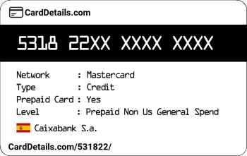 Card Details: 531822