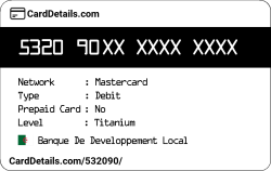Card Details: 532090