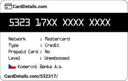 Card Details: 532317