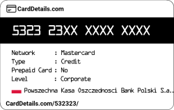 Card Details: 532323