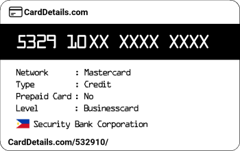 Card Details: 532910