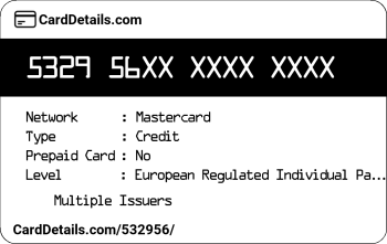 Card Details: 532956
