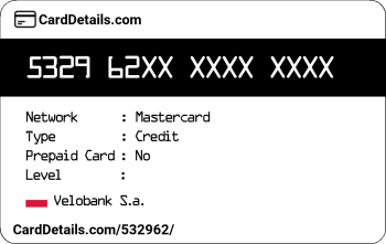 Card Details: 532962