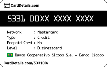 Card Details: 533100