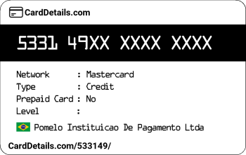 Card Details: 533149
