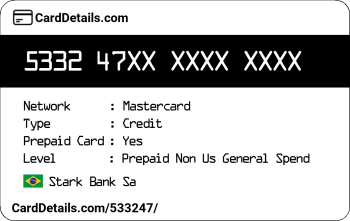 Card Details: 533247