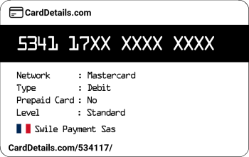 Card Details: 534117