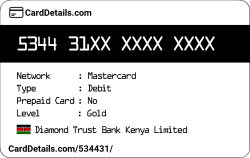 Card Details: 534431
