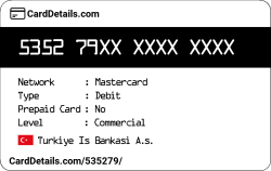 Card Details: 535279