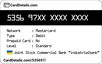Card Details: 535697