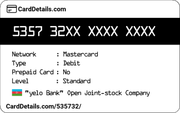 Card Details: 535732