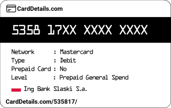 Card Details: 535817