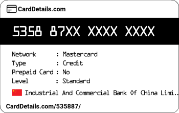 Card Details: 535887