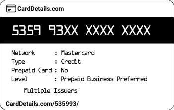 Card Details: 535993