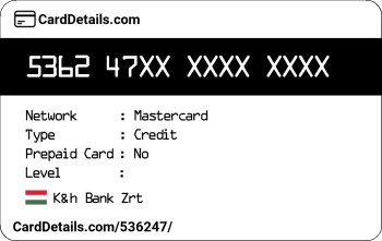 Card Details: 536247