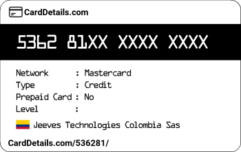 Card Details: 536281