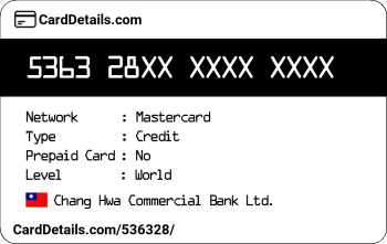 Card Details: 536328