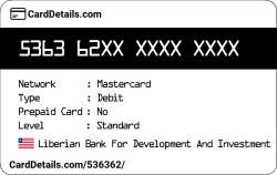 Card Details: 536362