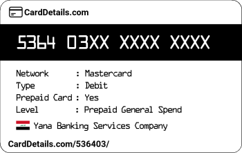Card Details: 536403