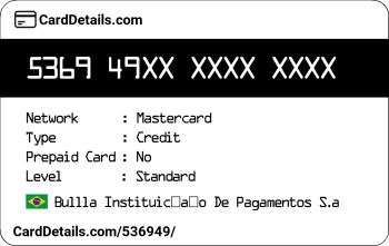 Card Details: 536949