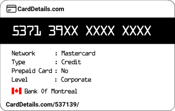 Card Details: 537139