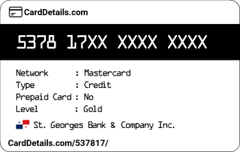 Card Details: 537817