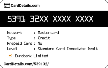 Card Details: 539132