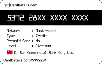 Card Details: 539228