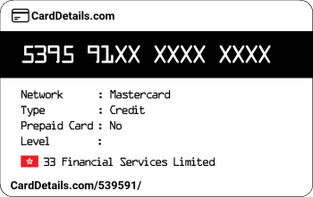 Card Details: 539591