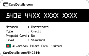 Card Details: 540244