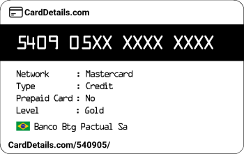 Card Details: 540905
