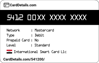 Card Details: 541200