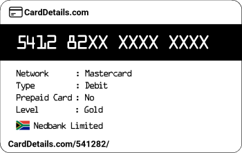 Card Details: 541282