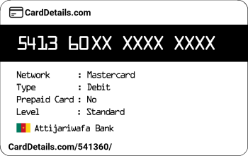 Card Details: 541360