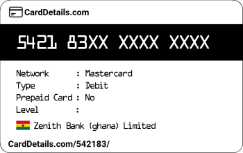 Card Details: 542183