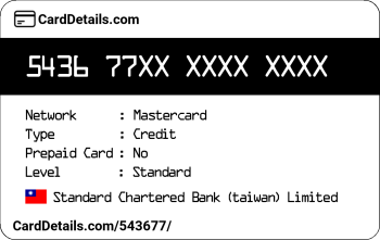 Card Details: 543677
