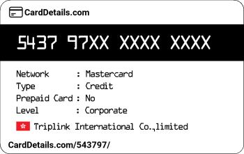 Card Details: 543797